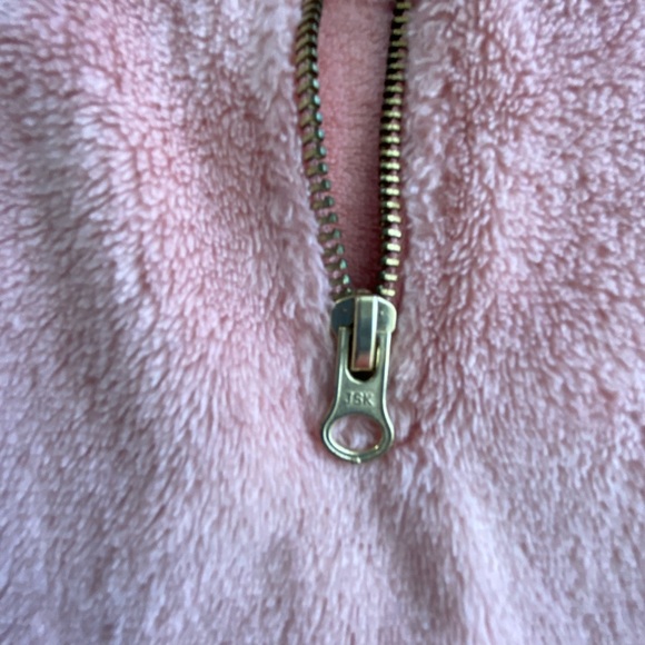 Old Navy Pink Teddy/Fleece Pullover - Picture 4 of 6